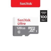 ราคา SanDisk 128GB MicroSDHC UHS-I Card Ultra Class10 Speed 100MB/s** เมมโมรี่การ์ดแท้ รับประกันศูนย์ Synnex (2504236252)