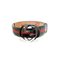 ราคา เข็มขัด Gucci Web belt with Interlocking G sz 80 32 มือ 2 ของแท้ (4977690964)