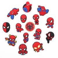 ราคา Hot 1 ชิ้น Superhero Spiderman Amulet DIY การ์ตูน Clogs รองเท้าอุปกรณ์เสริมเหมาะสําหรับรองเท้าแตะ Pin รองเท้าแตะตกแต่งของขวัญเด็ก (41925857620)