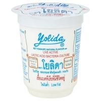 ราคา [สินค้าส่งด่วน] โยลิดา โยเกิร์ต รสธรรมชาติไขมันต่ำ 150 กรัม YOLIDA YOGURT NATURAL LOW FAT 150 G (43931228497)