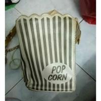 ราคา กระเป๋า popcorn กระเป๋าสะพายข้าง (854550063)