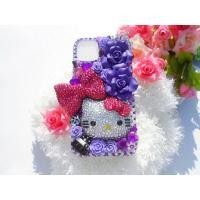 ราคา ส่งฟรี เคสคิตตี้เพชรสีม่วง เคสฟรุ้งฟริ้ง เคสการ์ตูน (13013689226)