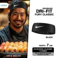 ราคา Nike ไนกี้ ผ้ารัดศีรษะ Headband Dri-Fit Fury Classic N.101.1708.027 BK (380) (29429731153)
