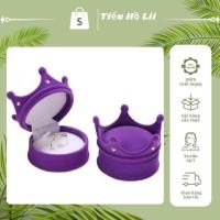 ราคา กล่องใส่แหวนรูปมงกุฎหุ้มกํามะหยี่หรูหราสะดวกหลากหลายสี (57260626872)