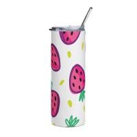 ราคา ลายสตรอเบอร์รี่สีชมพู 1 KP แก้วน้ําสแตนเลส 20oz (53507223499)