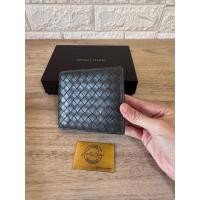 ราคา กระเป๋าสตางค์ Bottega Veneta ของแท้ 100% หนังแกะ Lamb skin สีเทา Thunder Grey (46104288707)