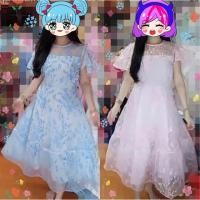 ราคา แม็กซี่เดรสยาว˚ʚᴋʜᴏɴɢᴋᴀᴇᴋᴀᴇɞ˚ผ้าออแกนซ่าปักดอกไม้ทั้งชุด คอกลมแขนระบายให้ลุคเจ้าหญิงฟรุ้งฟริ้งหวานแหววสวยฉ่ำมง (2639693295)