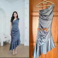 ราคา ส่งต่อเดรสออกงานสีเทาอมกรม (27713326009)
