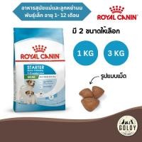ราคา Royal Canin Mini Starter Mother & Baby Dog 1kg/3kg อาหารเม็ดแม่สุนัข และ ลูกสุนัขหย่านม พันธุ์เล็ก อายุ 1-2 เดือน (28559653295)