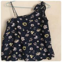 ราคา เสื้อไหล่เฉียงผูกโบว์1ข้างลายดอก (2868537113)
