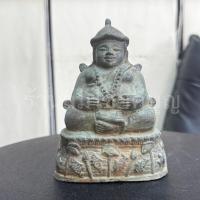 ราคา พระบัวเข็ม (พระอุปคุต) เนื้อทองเหลือง ขนาด3นิ้ว ฐาน4นิ้ว สูง5นิ้ว (29018233989)