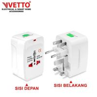 ราคา Vetto International Universal Travel Adapter V8992 Plug (44320809224)