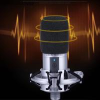ราคา [RE] 1PC AT2020 Mic Windscreen Cover, Windproof Foam Filter for Audio Technica ATR2500 AT2035 AT2050 AT4040 ไมโครโฟนกระจกหน้ารถ ♥ร♥ (46562882345)