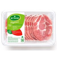 ราคา เบทาโกรสันคอหมูสไลด์ 110กรัม Betagro Pork Collar Sliced 110g. [หมายเลขบาร์โค้ด 8852043074775 ] (53059730992)