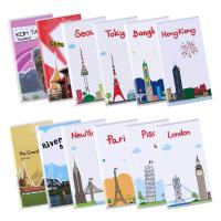 ราคา สมุดเขียน Memo ลาย City ปกกระดาษหุ้มพลาสติก ขนาด 9.5x17.5 ซม. สมุดโน้ต สมุดเขียนบันทึก (มีให้เลือกหลายแบบ) (47305411871)