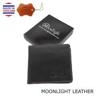 ราคา กระเป๋าสตางค์หนังวัวแท้ Moonlight รุ่น Junction หนังออยพูลอัพ ใส่แบงค์ได้ 3 ช่อง บัตร 18 ใบ สีดำ สวย ทน เท่มาก (12816924011)