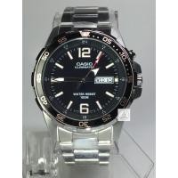 ราคา นาฬิกาข้อมือผู้ชาย Casio รุ่น MTD-1079D-1A3VDF ตัวเรือนและสายนาฬิกาสแตนเลส หน้าปัดสีดำ รับประกันของแท้ 100 % (9142589522)