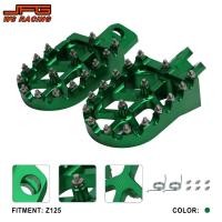 ราคา Footpegs Motorcycle Accessories CNC Foot Peg Pedal Rest Footpedal For Kawasaki Z125 Z 125 Dirt Pit (54603363068)