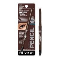 ราคา Revlon ColorStay Pencil Waterproof Eyeliner, Smudge-Proof, Eye Makeup with Built-In Sharpener, ติดทนนาน, Matte Finish, 202 Black Brown, 0.01 oz QDC4 (48362052618)