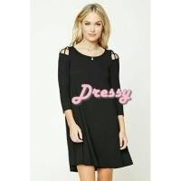 ราคา Forever21 Black Dress (155790494)