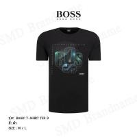 ราคา HUGO BOSS เสื้อยืดผู้ชายสีดำ รุ่น BASIC T-SHIRT TEE 3 Code: 50418551 (13376242240)