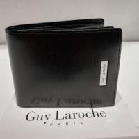 ราคา กระเป๋าสตางค์ชายGuy​ Larocheแบบ3พับขัดเงาโทนสีดำ​ (2710079369)