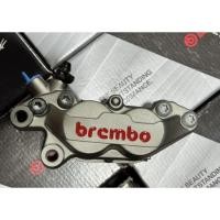 ราคา ​เบรมโบ้ ปั้มล่าง Brembo 4 พอต หูชิดเทาขวา / ซ้าย ​แบรมโบ้ ปั้ม Brembo 4POT โลโก้แดง ปั้มเบรคแบมโบ้ (27892924167)
