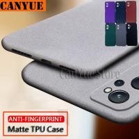 ราคา Realme 10 Pro Pro+ 5G C35 Real me 10Pro Plus Sand Matte Soft TPU Case Anti Finger Print Back Cover Sweat Resistant Phone Casing Anti-fall Anti-slip Shell (16307296520)