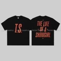ราคา Cotton T-Shirt | Taylor Swift "The Life Of A Showgirl" Theme | Unisex Loose Fit Short Sleeve S-5XL (48862381239)