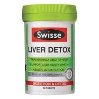 ราคา Swisse Liver Detox, Digestion & Detox 60 เม็ด (Swisse) สารอาหารที่ช่วยบำรุงตับและ ล้างพิษตับ ลดท้องอืด อาหารไม่ยอย (2663565279)