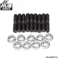 ราคา HU - 9 x Turbo Stud & Lock Nut Kit M8x1.25 for Nissan Silivia Ball Bearing GT28R GT30R HU-CGQ178 (45810972187)