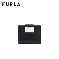 ราคา FURLA กระเป๋าสตางค์ผู้หญิง รุ่น FURLA 1927 M COMPACT WALLET BIFOLD SOFT สี NERO (24182675761)