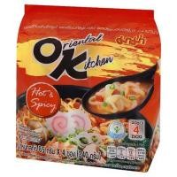 ราคา [สินค้าส่งด่วน] มาม่าออเรียลทัลคิตเช่นฮอตแอนด์สไปซี่85ก แพ็ค 4 MAMA ORIENTAL KITCHEN HOT+SPICY 85 G. PACK 4 (52011945476)