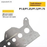 ราคา # sepsale # สกรูเกลียว Pitch Gauge ไม้บรรทัดเครื่องมือวัด Bolt Nut เมตริกเครื่องจักรกลด้ายสกรูตัดเกจวัดมุมรุ่นวัด. (29888788162)