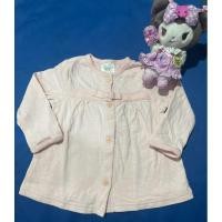 ราคา เสื้อคลุมแขนยาว เสื้อกันหนาว ของเด็ก มือสอง (สีชมพูอ่อน) Size 70 แบรนด์ Carter’s ของแท้ ✨% สภาพ 85% (26655557374)