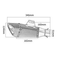 ราคา ท่อไอเสียรถจักรยานยนต์สากล 51 มม. Yoshimura R11 ดัดแปลงรถจั (27259104875)