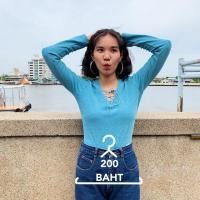 ราคา เสื้อปขนยาวสัฟ้าวิ้งๆ (2384896818)