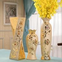 ราคา แจกันเซรามิกทรงสูง ของตกแต่งบ้านสไตล์โมเดิร์น ขนาดใหญ่ ประดับด้วยดอกไม้สีทอง เหมาะสำหรับจัดดอกไม้ในห้องนั่งเล่นและจัดดอก (53303815317)
