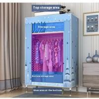 ราคา Large Zipper Wardrobe Dustproof Closet Non-Woven Fabric Clothes Storage Organizer Bedroom (44011593146)