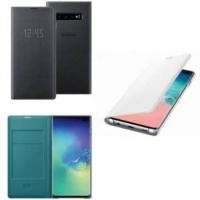 ราคา 100% ORIGINAL SAMSUNG S10+ Plus LED FLIP view cover เคสนิ่มแบบแข็ง (4280993392)