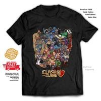 ราคา เสื้อยืดผ้าฝ้ายเกมมือถือ Clash of Clans Coc (51561134528)