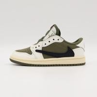 ราคา ♞2025 ใหม่ Travis Scott Nike PS Air Jordan 1 Low OG SP Reverse Olive AGD (43103682354)