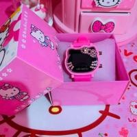 ราคา นาฬิกา HELLO KITTY รุ่นจอ LED มาพร้อม 2สีความน่ารัก สาวกคิตตี้ต้องกรี้ส (2133461765)