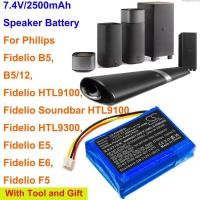 ราคา Cameron Sino 2500mAh แบตเตอรี่ลําโพงสําหรับ Philips B5/12, Fidelio B5, Fidelio HTL9100, Fidelio HTL9300,Fidelio E5,E6, F5 + เครื่องมือ (43481685140)