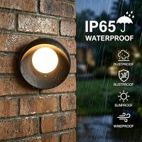 ราคา โคมไฟติดผนัง กลางแจ้ง LED สวน, ระเบียง, หน้าบ้าน, ประตูรั้ว, โรงรถ กันน้ำ ไฟผนัง ภายนอก สไตล์วินเทจ ติดตั้งง่าย (47311615029)