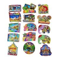 ราคา JGแม่เหล็กติดตู้เย็นไม้ลายไทยแลนด์ Thailand Souvenir Magnet ลายวัดไทยและสถานที่ท่องเที่ยว (49909699524)
