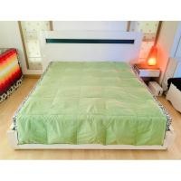 ราคา ผ้านวมขนเป็ด หรือไส้ผ้านวมขนเป็ด (ขนเป็ดละเอียด) ขนาด 5.5-6ฟุต สีเขียวปักลายตารางทั้งผืน ยี่ห้อ Modern House (14799467366)