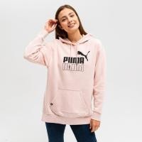 ราคา PUMA BLUZA POWER ELONGATED FL Hoodie ชมพู มือสองของแท้ (48411402360)