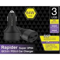 ราคา Capdase QC3.0/USB-C PD Rapider Super 3P84 (84W Max.) Car Charger (6763684148)