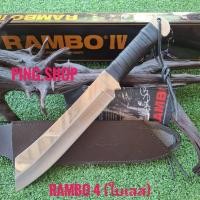 ราคา มีด มีดพก มีดเดินป่า มีดพกใบตาย มีดพกเดินป่า RAMBO 4 ใบเลส (41911835040)
